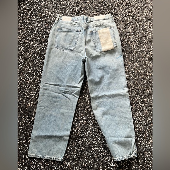 NWT Everlane 90’s rigid way-high paint splatter jeans - Picture 3 of 8